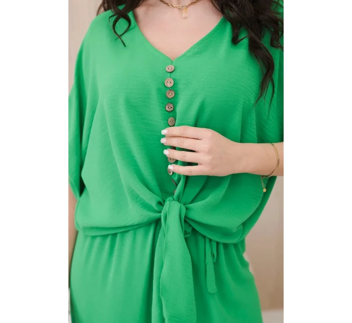 Souprava halenky a kalhot světle zelená Souprava halenky a kalhot světle zelená