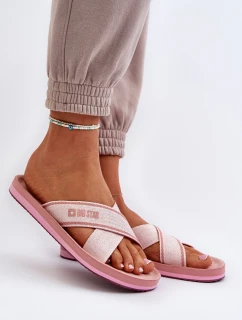 Dámské žabky Big Star model 21652733 Růžové - Big Star Shoes