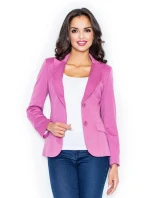 Dámské sako model 18714883 Violet růžová - Figl