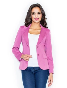 Dámske sako M085 Violet ružová - Figl