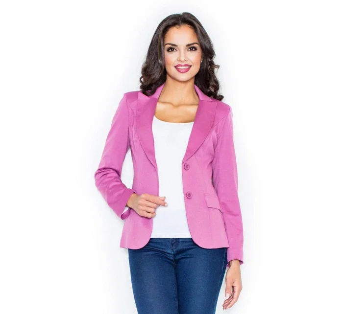 Dámské sako model 18714883 Violet růžová - Figl