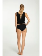 Dámske bavlnené nohavičky Mood Maxi Black - Julimex