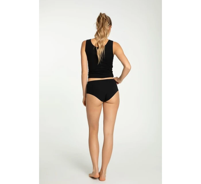 Dámske bavlnené nohavičky Mood Maxi Black - Julimex