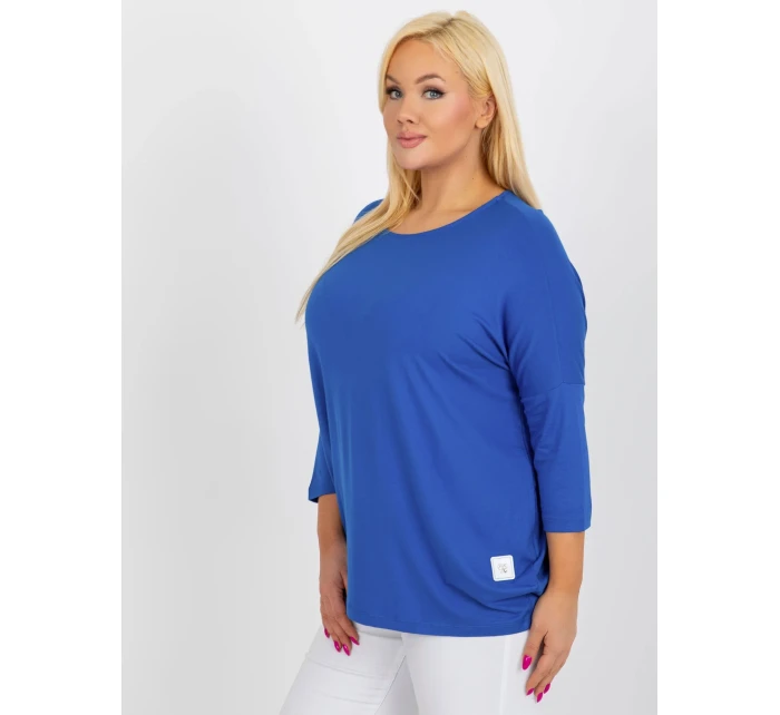 Bluzka RV BZ model 18522241 ciemny niebieski - FPrice Bluzka RV BZ model 18522241 ciemny niebieski - FPrice