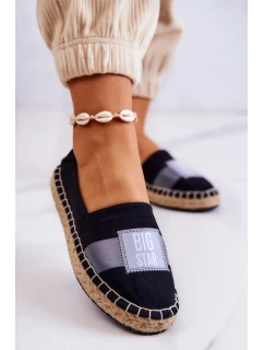 Dámské elegantní espadrilky Big Star - černé