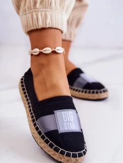 Dámské elegantní espadrilky Big Star - černé