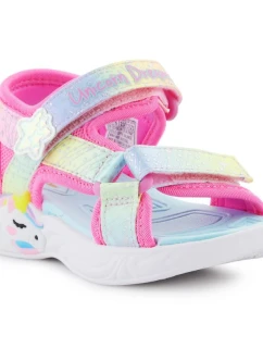 Sandále Skechers S-Lights Unicorn Dreams Sandal-Majestic Bliss Jr 302682N-PKMT