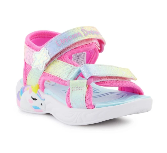 Sandále Skechers S-Lights Unicorn Dreams Sandal-Majestic Bliss Jr 302682N-PKMT Sandále Skechers S-Lights Unicorn Dreams Sandal-Majestic Bliss Jr 302682N-PKMT