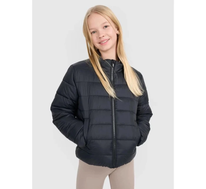 Dievčenská páperová bunda so syntetickou výplňou 4F 4FJWSS25TDJAF515-20S