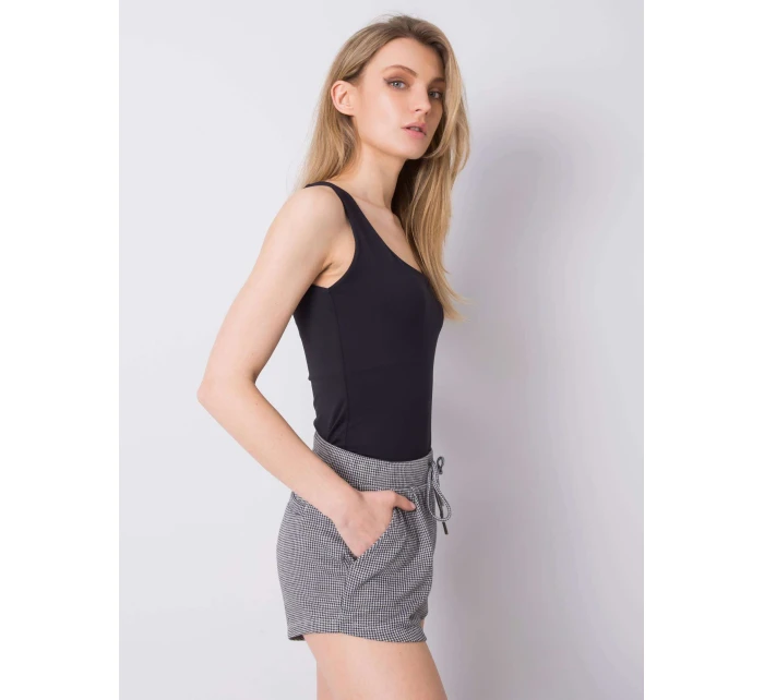 Šortky D17003O61874K šedá čierna