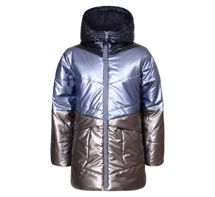 Detský kabát NAX NAX FEREGO kovový modrý