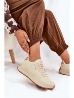 Dámska športová obuv Big Star HI-POLY SYSTEM - beige Dámska športová obuv Big Star HI-POLY SYSTEM - beige