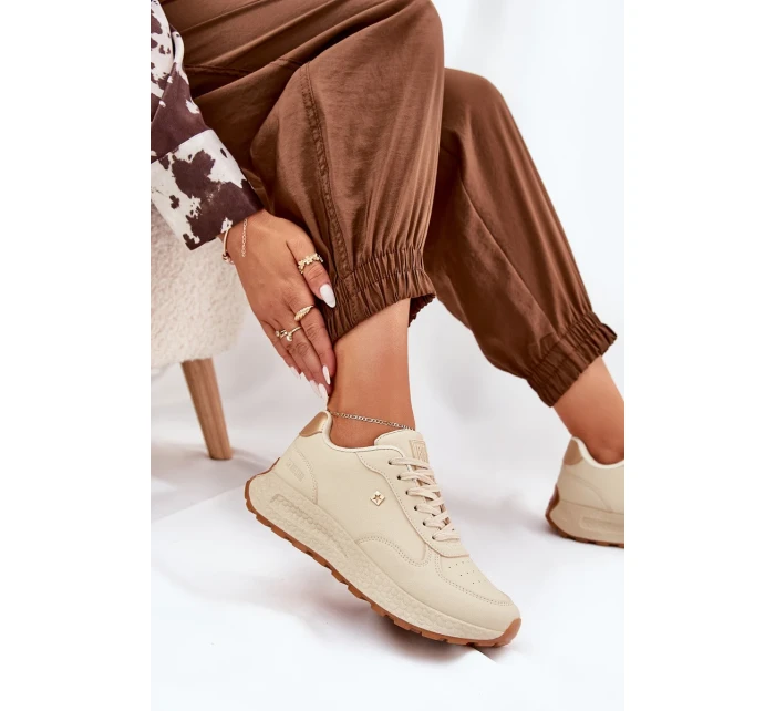 Dámska športová obuv Big Star HI-POLY SYSTEM - beige Dámska športová obuv Big Star HI-POLY SYSTEM - beige