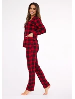 model 21418668 Tracy pyžamo dlouhé/r S2XL dámské rozepínací - Cornette
