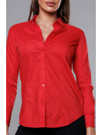 Klasická červená dámska košeľa (HH039-5)