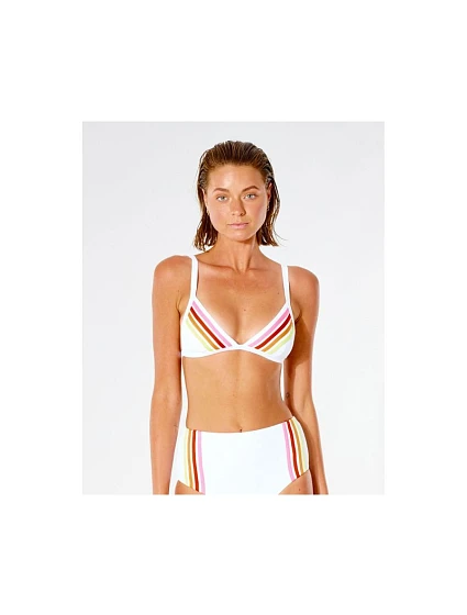 GORA-BIKINI RIP CURL Wave Shapers Stripe Banded Tri - biela