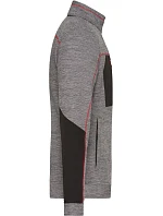 JN Pánská pletená fleecová bunda 02. carbon model 22532573 - Daiber