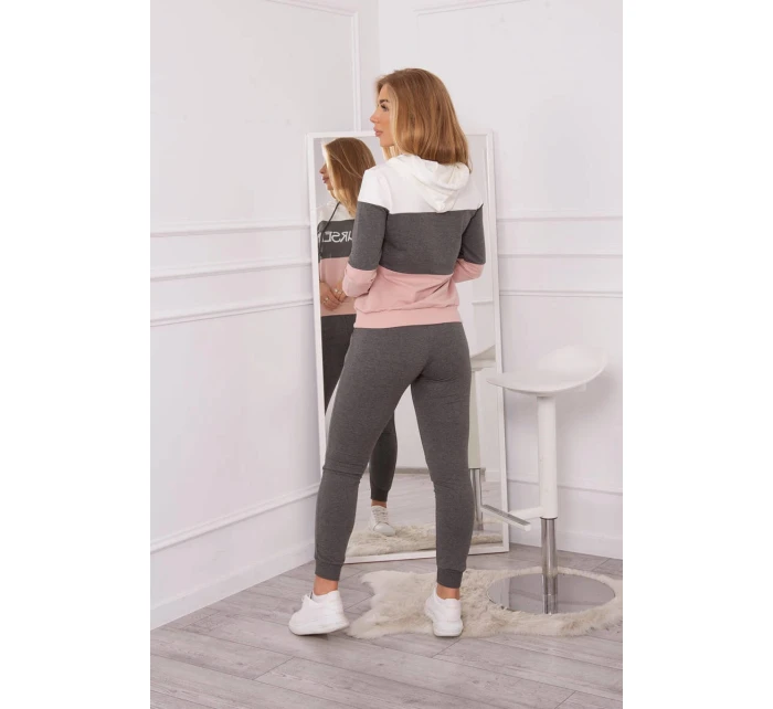 Súprava s potlačou vo farbe ecru+graphite