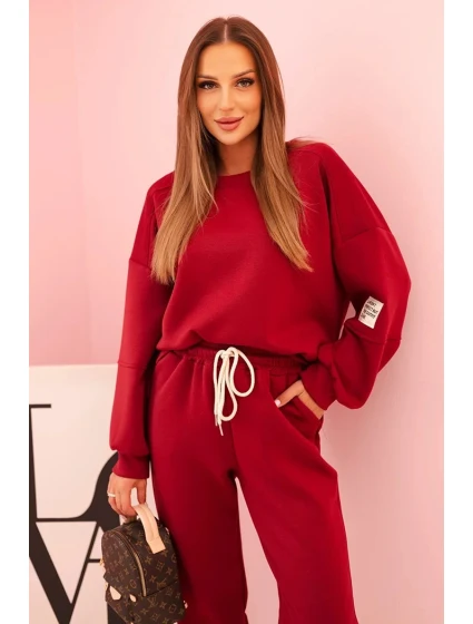 Súprava mikina + nohavice maslová slivka Súprava mikina + nohavice maslová slivka