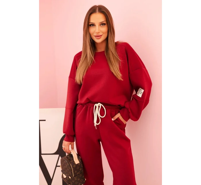 Súprava mikina + nohavice maslová slivka Súprava mikina + nohavice maslová slivka