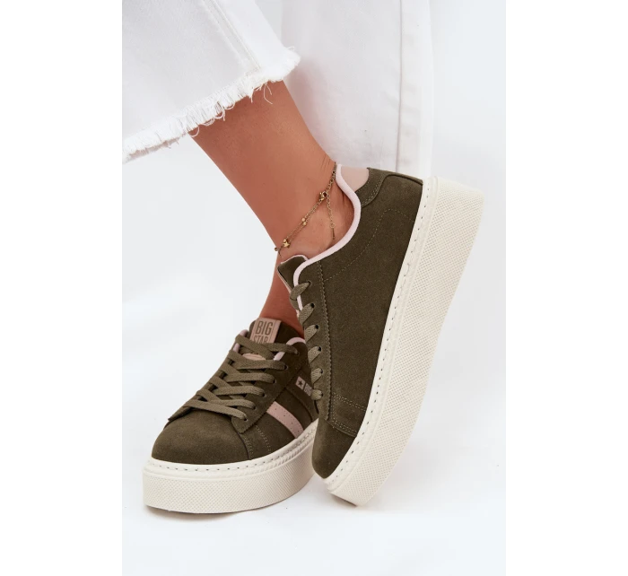 Dámské Tenisky Na Platformě Big Star model 21706261 Zelené - Big Star Shoes