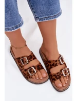 Dámské pantofle s pásky Panterka Oliena