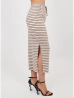Spódnica model 22024922 ciemny bezowy - FPrice