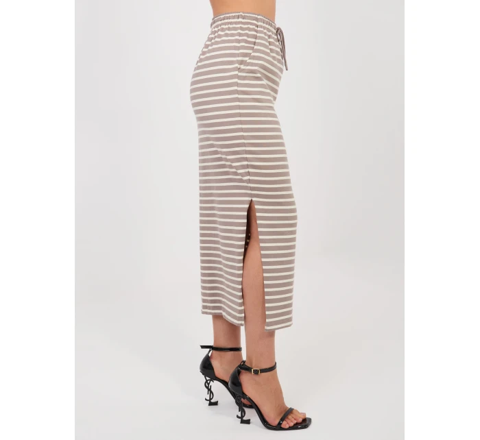 Spódnica model 22024922 ciemny bezowy - FPrice