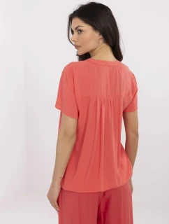 Blúzka D73761M11173A koralová