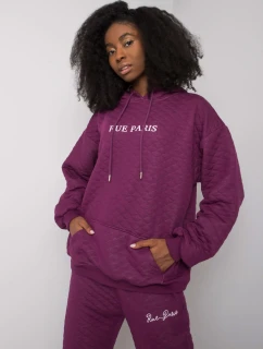 Mikina RV BL 7452.16 tmavo fialová