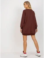 Mikina VI BL 3192.23P tmavo hnedá