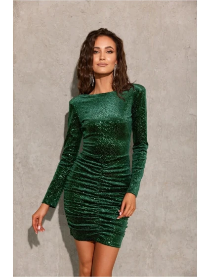 Večerní šaty model 20684206 zelené - Roco Fashion Večerní šaty model 20684206 zelené - Roco Fashion