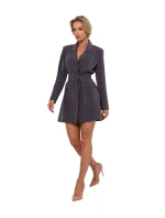 Šaty M749 tmavo šedé - MOE