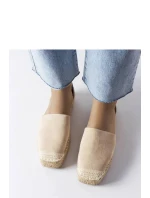 Dámské espadrilky Béžová se stříbrnou model 21474847 - Inello