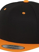 Flexfit 6089M 6-panelová snapbacková čiapka 55.6089 čierna/neónovo oranžová