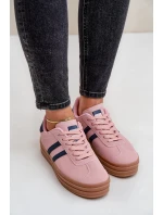 Dámské Tenisky Na Platformě Růžové model 21680443 - Boto Dámské Tenisky Na Platformě Růžové model 21680443 - Boto