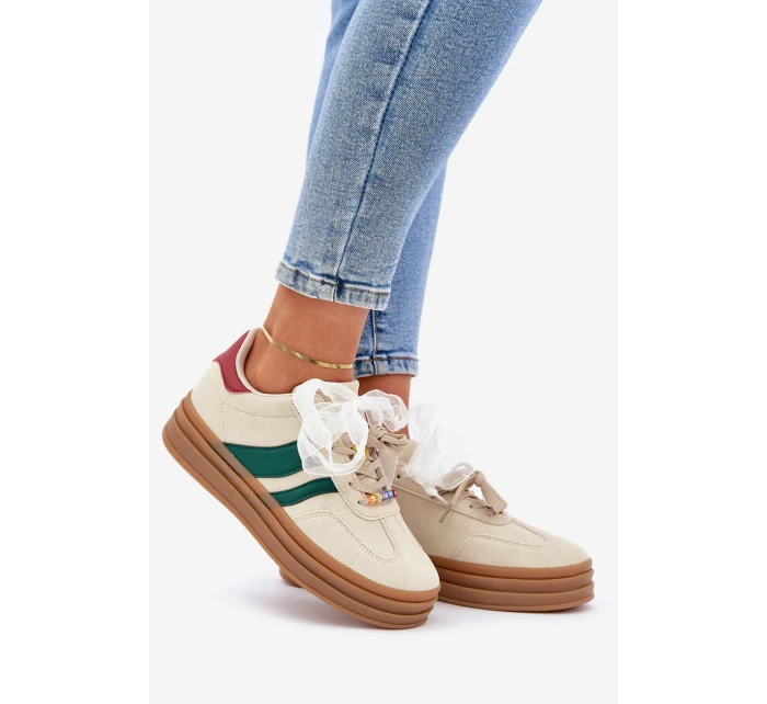 Dámské Tenisky S Béžové model 21682934 - Boto