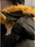 Pánska zimná bunda GLANO - khaki