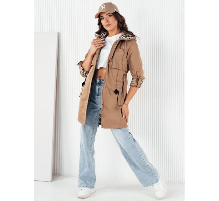 Dámska prechodná bunda VERDU beige FashionStreet TY4225