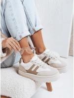 Dámske zateplené tenisky na platforme béžové FashionStreet ZY1080 Dámske zateplené tenisky na platforme béžové FashionStreet ZY1080
