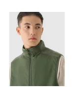 Pánske tričko bez rukávov so stojačikom 4F 4FRAW24TVESM172-43S