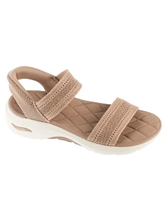 Skechers Slip-Ins: Sandály GO Walk Arch Fit 2.0 – Kennedy 140844-TAN, béžové, velikost 36
