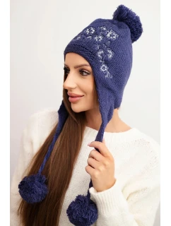 Dámská ušanka Emma K343 denim