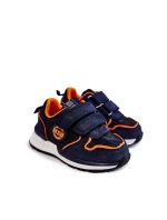 Dětská sportovní obuv na suchý zip Memory Foam System Big Star model 21599209 Námořnická modrá - Big Star Shoes