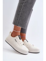 Dámské tenisky na platformě Big Star model 21654856 Bílé - Big Star Shoes Dámské tenisky na platformě Big Star model 21654856 Bílé - Big Star Shoes