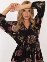 Sukienka DHJ SK czarny model 20572094 - FPrice Sukienka DHJ SK czarny model 20572094 - FPrice