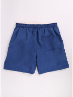 Yoclub Plavky Chlapčenské plážové šortky P4 Navy Blue