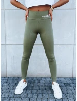 Dámské sportovní legíny SIMPLE zelené Dstreet model 21970767 - FashionStreet