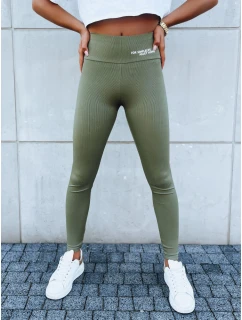 Dámské sportovní legíny SIMPLE zelené Dstreet model 21970767 - FashionStreet