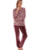 Dámske pyžamo Flora 6456 mave wine - Vestis